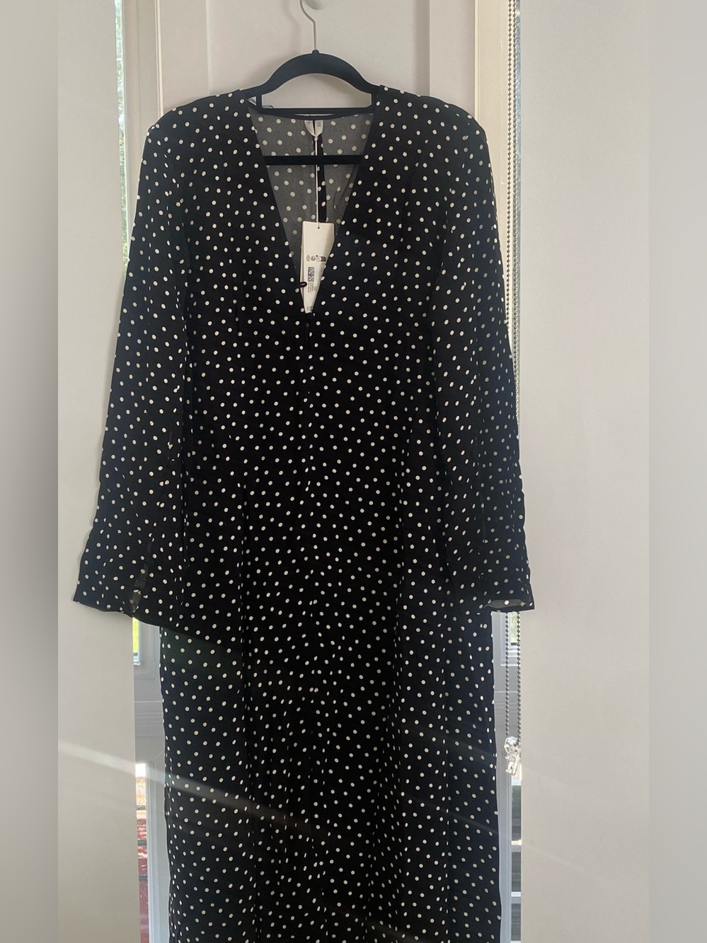 NEW!!! Arket Print Maxi Dress Sz 10 - Picture 4 of 5